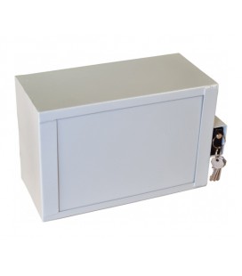 Антивандальный шкаф VAGOS Lite 300х200x140 (0.5мм) дверь пенал, замок - крабовый 'Арико', 4отв. 22мм