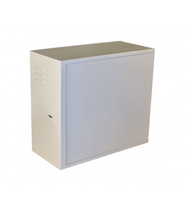 Антивандальный шкаф VAGOS Lite 19' 4U - 0.8мм (550х500x250) дверь пенал, замок - сувальдный, 6отв. 22мм