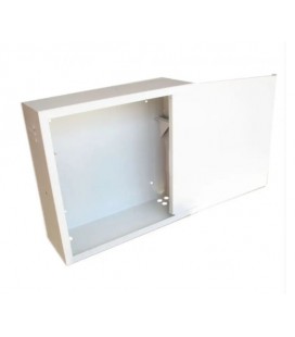 Антивандальный шкаф VAGOS 19' 4U - 1.5 (550х500x250) дверь пенал, замок - сувальдный, 6отв. 22мм