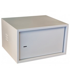 Антивандальный шкаф VAGOS Lite Super Antilom 19' 7U - 0.8мм (530х320x450) дверь - скрытые петли, замок - сувальдный, 8отв. 22мм