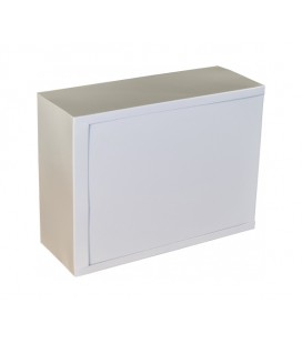 Антивандальный шкаф VAGOS Lite 400х300x150 (0.5мм) дверь пенал, замок - винтовой , 4отв. 22мм, (Ключ замка в комплект не входит!