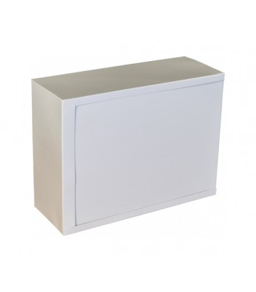 Антивандальный шкаф VAGOS Lite 400х300x150 (0.5мм) дверь пенал, замок - винтовой , 4отв. 22мм, (Ключ замка в комплект не входит!