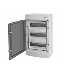 Корпус модульный пластиковый ECH 36PT, IP65 c прозрачной дверцей, наружный, 36 модулей (319х535х144), Q1