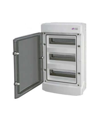 Корпус модульный пластиковый ECH 36PT, IP65 c прозрачной дверцей, наружный, 36 модулей (319х535х144), Q1