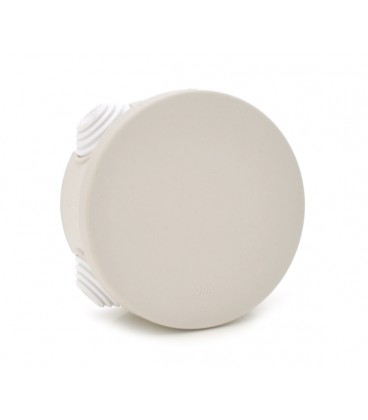 Коробка распределительная наружная PIPO Р12 80х40мм, IP54, пластик, (РР) 4 гермоввода, белая/серая, Q50