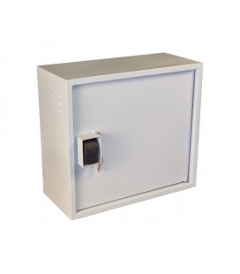 Антивандальный шкаф VAGOS Lite Super Antilom 19' 4U - 0.8мм (550х500x220) дверь - скрытые петли, замок - крабовый, 8отв. 22мм