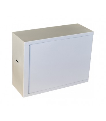 Антивандальный шкаф VAGOS Lite 400х300x150 (0,5мм) дверь пенал, замок - сувальдный, 4отв. 22мм