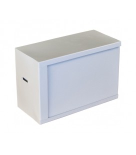 Антивандальный шкаф VAGOS Lite 300х200x140 (0,5мм) дверь пенал, замок - сувальдный, 4отв. 22мм