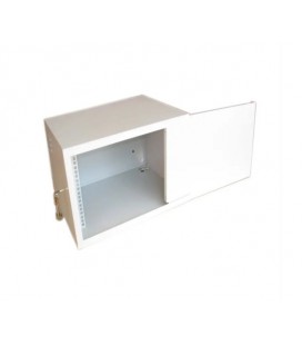 Антивандальный шкаф VAGOS 19' 9U - 1.5 (520х410x450) дверь пенал, замок - сувальдный, 6отв. 22мм