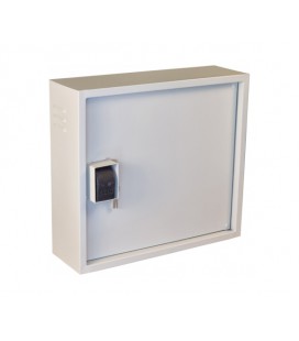 Антивандальный шкаф VAGOS Lite Super Antilom 19' 2U - 0.8мм (550х500x150) дверь - скрытые петли, замок - крабовый, 8отв. 22мм