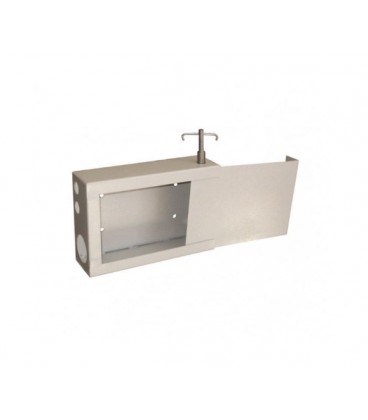 Антивандальный шкаф VAGOS Lite 200х250x100 (0.5мм) дверь пенал, замок - винтовой, 4отв. 22мм, 1отв. 32мм, (Ключ замка в комплект