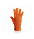 Перчатки трикотажные STANDART хлопок/полиэстеровые, класс 10 ПВХ нанесение, оранживая цена за 10 пар