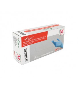 Перчатки Nitrile V Glove 100 шт. в упак. размер M, цена за упак
