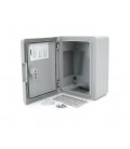 Бокс ударопрочный из ABS пластика с монтажной панелью 280х210х130, IP65
