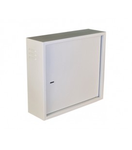 Антивандальный шкаф VAGOS Lite Super Antilom 19' 2U - 0.8мм (550х500x150) дверь - скрытые петли, замок - сувальдный, 8отв. 22мм