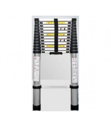 Телескопическая лестница 3,4м, алюминиевый сплав, до 150кг, ширина 48см, вес 7,2кг, Box