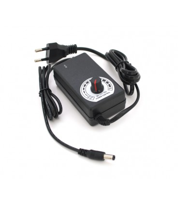 Адаптер питания NZX-31250 с регулировкой 3-12V 3A, штекер 5,5*2,5, LED - индикация + переходник