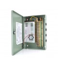 Импульсный блок питания 12V-30A/18CH в боксе с замком перфорированный, 18-ти канальный, Q14