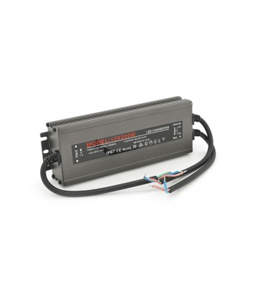 Импульсный блок питания герметичный Ritar RTPSW12-200 12В 16.5А (200Вт) IP67 1,0 кг (215*75*35 мм)