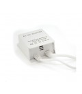 Импульсный адаптер питания 12В 2А (24Вт) штекер 5.5/2.5, Plastic Box Mini, IP40, В90/Ш50/Г30мм, крепление Q200