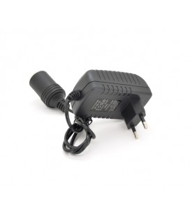 Импульсный адаптер питания LGY-1202В, AC110-240V / DC12V 2А (24W ) с прикуривателем