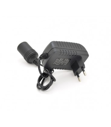 Импульсный адаптер питания LGY-1202В, AC110-240V / DC12V 2А (24W ) с прикуривателем