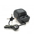Адаптер питания ALX-308 с регулировкой 1,5V-12V 0,5A, штекер 5,5*2,1, jack3,5, LED - индикация