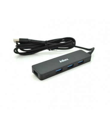 Хаб USB 3.0 Inkax DTS-02, 4 порта, длина кабель 1,5м, Box