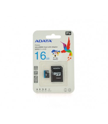 Карта памяти A-DATA microSDHC Class 10 UHS-I, 16GB