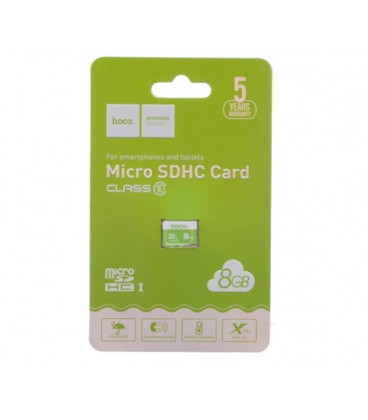 Карта памяти Hoco microSDHC Class 10 UHS-I, 8GB