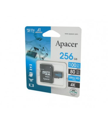 Карта памяти Apacer microSDHC Class 10 UHS-I, 256GB