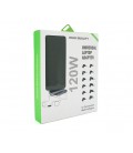 Универсальный БП 120W, High Quality, корпус - пластмасса, 12 разъемов + каб.питания, BOX