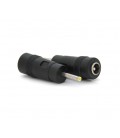 Переходник DC 5.5x2.1mm (мама) - 2.5х0.7mm (папа) Yellow