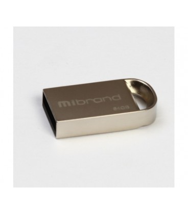 Флэш-накопитель Mibrand Lynx, USB 2.0, 64GB, Metal Design, Blister