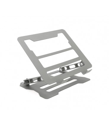 Подставка под ноутбук/планшет L018(улучшенная) складная, до 17', алюминий, цвет серебро, 245*225*30 мм, 1,5 кг