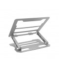 Подставка под ноутбук/планшет L018(улучшенная) складная, до 17', алюминий, цвет серебро, 245*225*30 мм, 1,5 кг