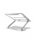 Подставка под ноутбук/планшет L018(стандарт) складная, до 17', алюминий, цвет серебро, 245*225*30 мм, 1,5 кг