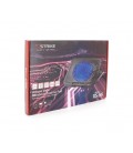 Подставка под ноутбук XSTRIKE XS-66, 9-17', 1*140mm 1200±10% RPM, корпус пластик+алюминий, 2xUSB 2.0, 356x259x28mm, RGB, Box Q20