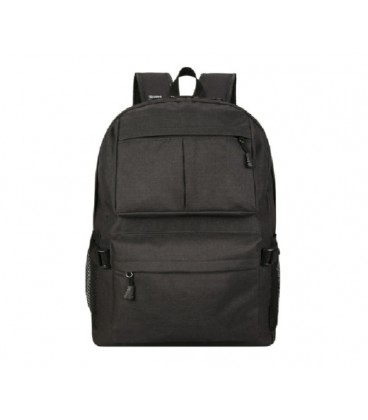 Рюкзак для ноутбука 15.6', материал нейлон, выход под USB-кабель, черный, Q50