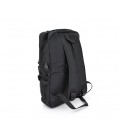 Рюкзак для ноутбука 15.6', материал нейлон, выход под USB-кабель, черный, Q50