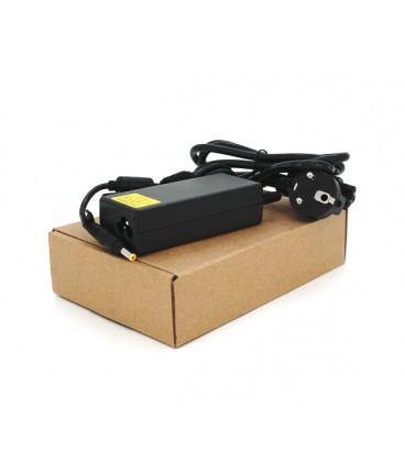 Блок питания MERLION для ноутбукa HP 18.5V 3.5A (65 Вт) штекер 4,8*1,7мм, длина 0,9м + кабель питания