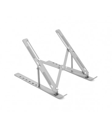 Подставка под ноутбук/планшет N3 складная/трансформер, до 17', алюминий, цвет серый, чехол, 244*163*61.5 мм, 0,242 кг