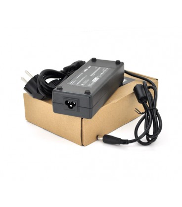 Блок питания MERLION для ноутбука DELL 19.5V 6.7A (120 Вт) штекер 7.4*5.0 мм, длина 0,9м + кабель питания