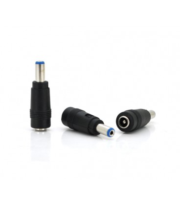 Переходник DC 5.5x2.1mm (папа) - 5,5х2,5mm (мама) Blue