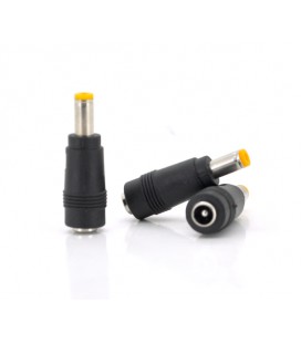 Переходник DC 5.5x2.1mm (мама) - 5,5х2,5mm (папа) Black