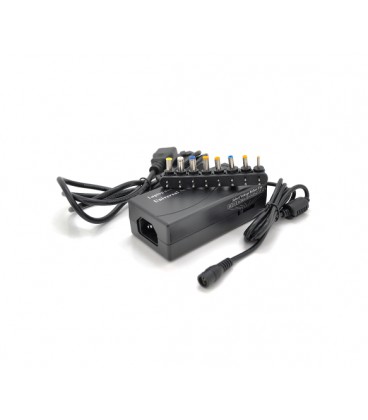 Универсальный БП LDAC-70W, 70W, корпус - пластмасса, ручная регулировка, 8 Г-образных разъемов, BOX