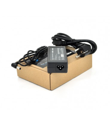 Блок питания MERLION для ноутбука TOSHIBA 19V 3.42A (65 Вт) штекер 5.5*2.5 мм, длина 0,9 м + кабель питания