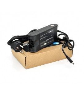 Блок питания MERLION для ноутбука DELL 19.5V 3.34A (65 Вт) штекер 4.5*3.0 мм, длина 0,9м + кабель питания