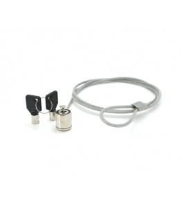 Трос безопасности для ноутбука, 1.1м, замок с ключем, блистер Q100