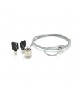 Трос безопасности для ноутбука, 1.1м, замок с ключем, блистер Q100